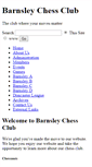 Mobile Screenshot of barnsleychessclub.co.uk
